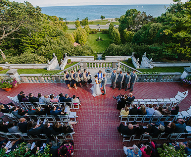 outdoor wedding ceremony