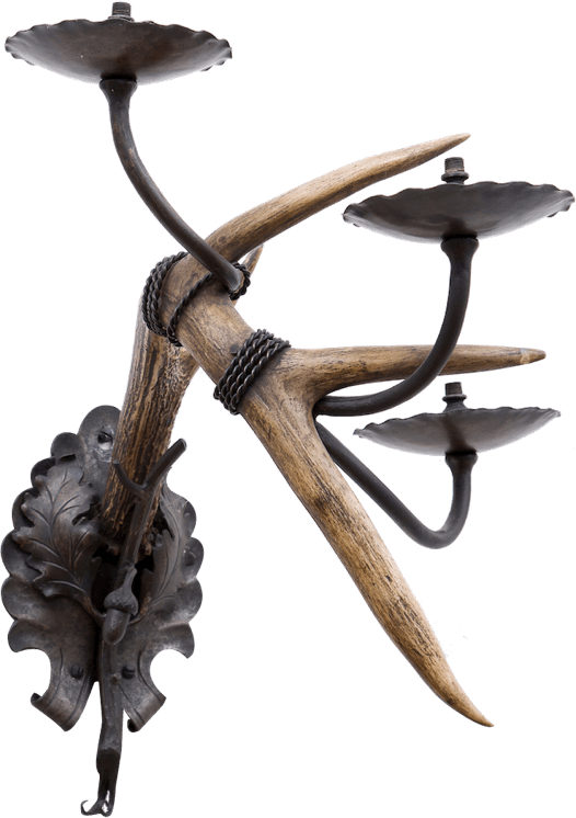 Iron and Deer Antlers